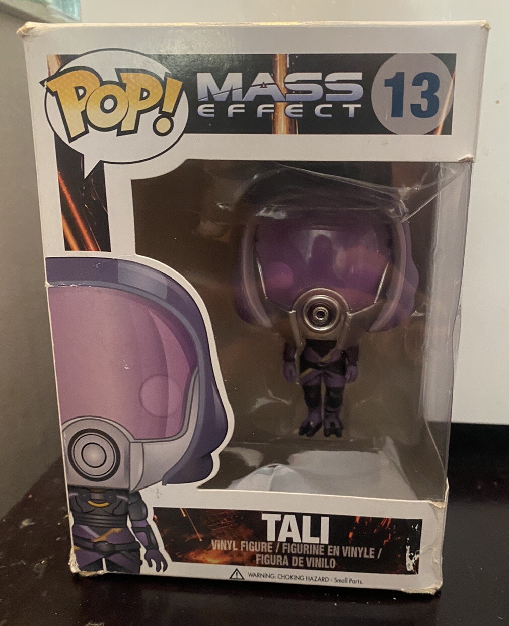 Sale Funko Pop Mass Effect Tali #13 Vaulted (Damaged Box)