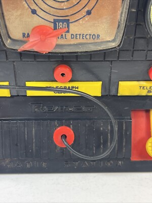 レムコ REMCO ラジオステーション radio station 中古 Remco Radio Station Black Yellow For Parts repair display