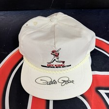 Pete Rose Autographed Hit King Hat JSA Cincinnati Reds