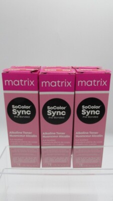 Lot of 6 Matrix SoColor Sync Acidic Alkaline Toner Hair Color 2 oz HDRR Red Red