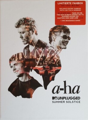 a-ha ''MTV UNPLUGGED - SUMMER SOLSTICE'' 2CD+DVD+BLU-RAY BOX SET NEW SEALED / NEU