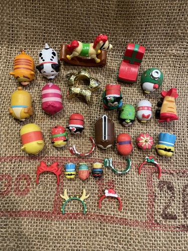Tsum Tsum Mini Figuren Konvolut 30 Stück Disney Weihnachten Winnie Prinzessinnen Mickey - Bild 6 von 8