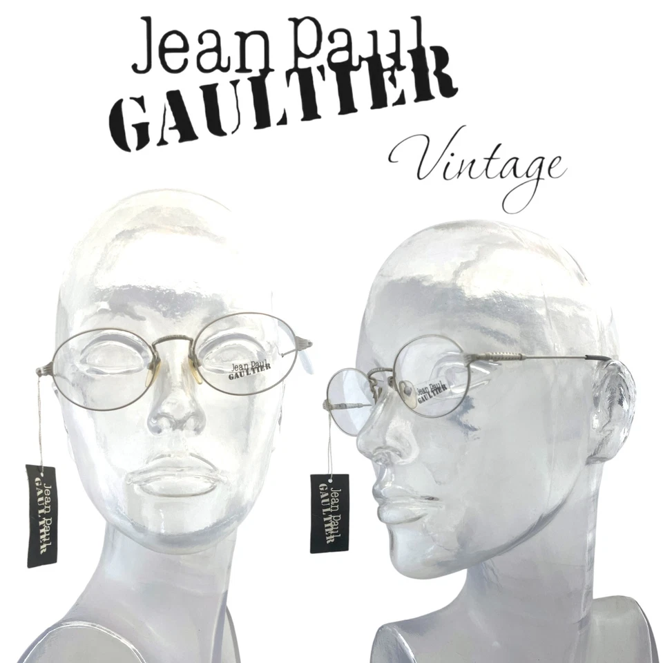 JEAN PAUL GAULTIER occhiali da vista 55-6108 RARE eyewear VINTAGE 90s M.in JAPAN - Immagine 2 di 4