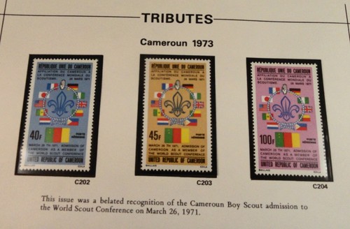 Lote de estampillas de exploración mundial 1973: camerún; etiopía; laos - Imagen 2 de 13