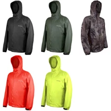 Grundens Neptune 319 Hooded Jacket Fishing Black Orange  # 10079