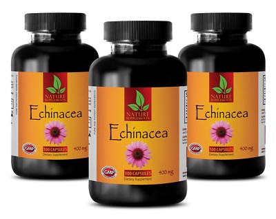 Echinacea Extract Pure, Potent, Healthy, Active Immune System Support(3 bottles)