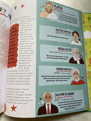 Große Ideen für junge Denker Wilson Fragen über das Leben Universum Neu Geschenkbuch - Bild 6 von 7