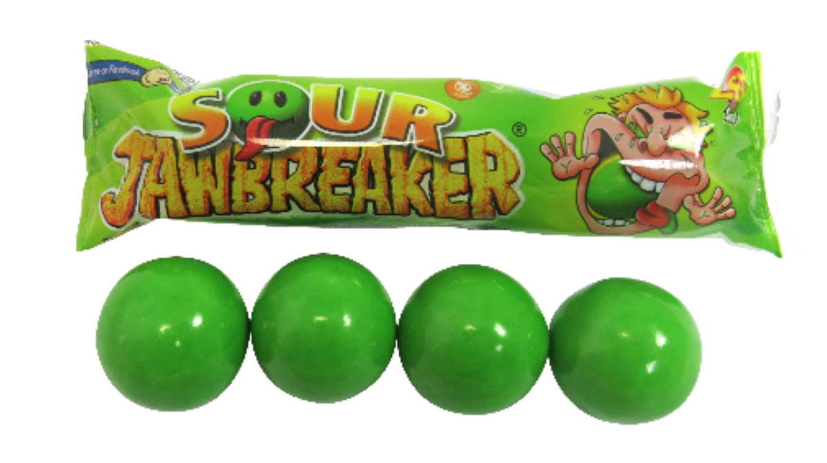 ZED CANDY - Sour JawBreakers VEGAN HALAL Retro Sweets | eBay