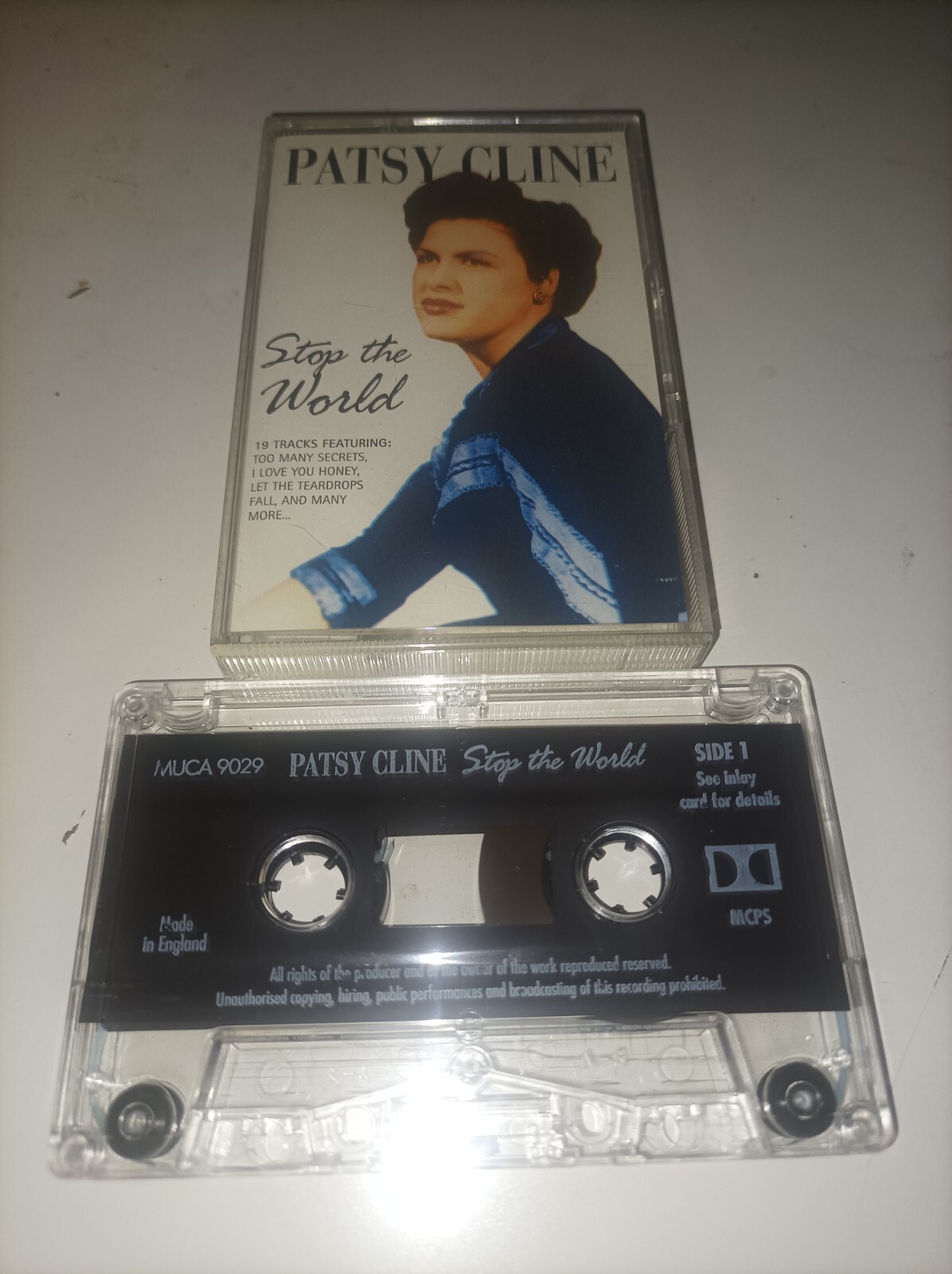 Patsy Cline Stop The World Cassette TESTED