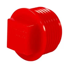 Caplugs 99394679 Plastic Threaded Plug for Pipe Fittings. P-68H, PE-HD, to Pl...