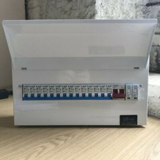 Live Electrical 100A 14 Usable Way Metal Clad Consumer Unit + SPD + 14 MCB's