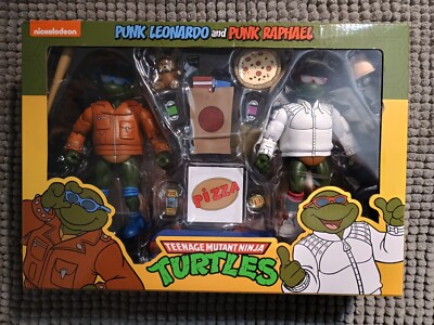 NECA Teenage Mutant Ninja Turtles PUNK LEONARDO & PUNK RAPHAEL 2 Pack TMNT 2024
