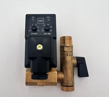 Timed Automatic Solenoid Drain Valve - G1/2 / 220V - Hardwire - Made in USA