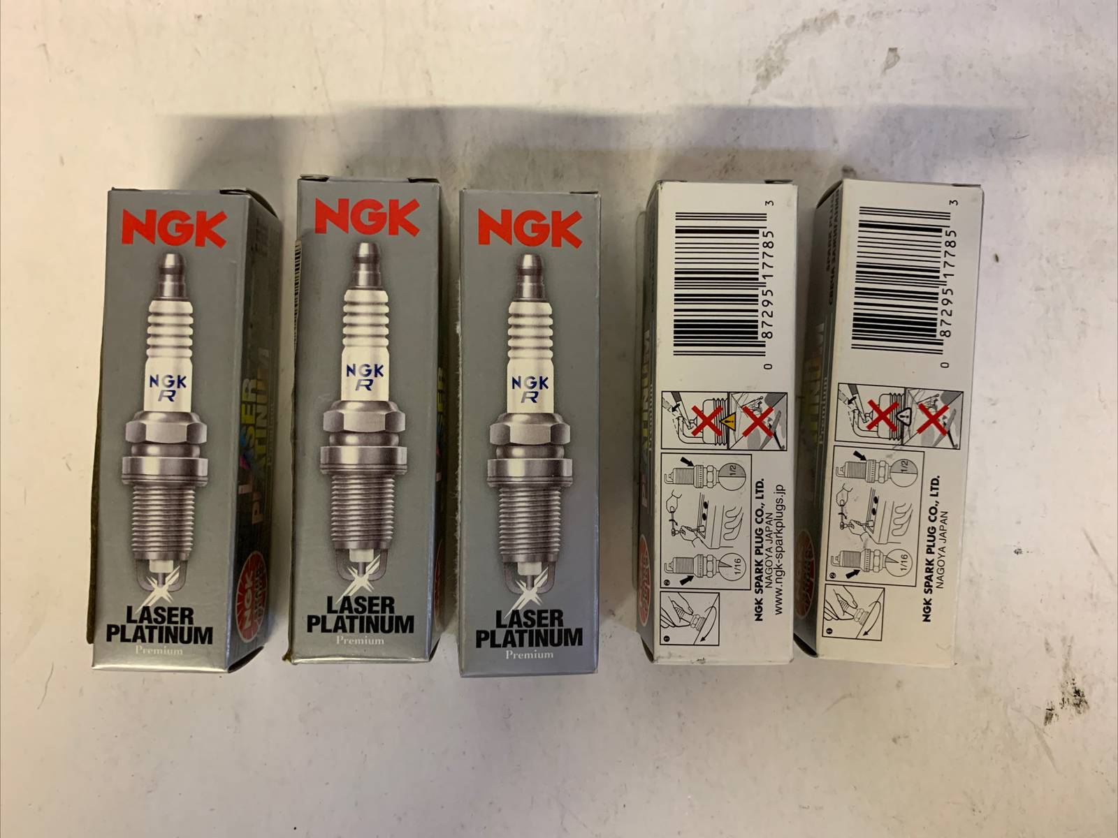 NEW NGK Laser Platinum CR9EKPA 7785 Qty 5