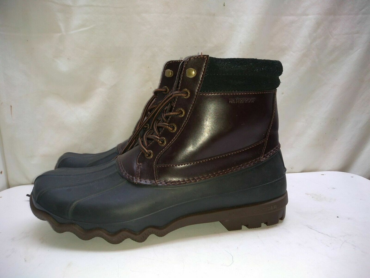 Sperry Top Sider Brown Leather Lace Up Duck Boots Shoes Men\'s 10 M sperry top sider chukka boot products for sale | eBay main image 4