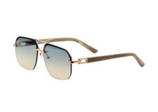 Trendy Jendy Sunglasses- Semi Rimless Unisex- Brickell