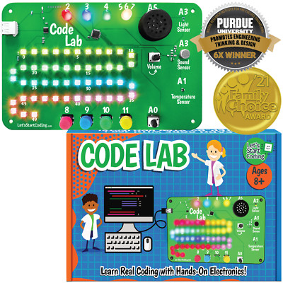 Code Lab All-Inclusive Coding Kit for Kids 8+ | Premium STEAM Learning Toy