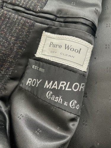 Abrigo de hombre vintage Aquascutum 100 % lana pura talla grande del Reino Unido - Imagen 9 de 16