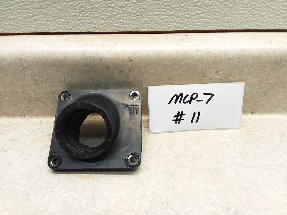 De colección 1973 1974 Yamaha SC500 Carburador Colector Carburador Soporte Junta MCP-7 #11 Foto 2 de 4