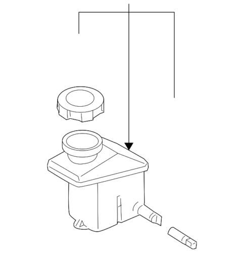 Depósito del cilindro maestro para Kia (N/P 58511-1G000-DS)