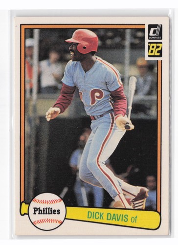 Dick Davis #147 1982 Donruss Philadelphia Phillies - 第 1/2 張圖片