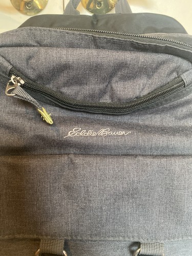 Eddie Bauer Diaper Bag Gray Green Baby Backpack Travel Tote - Picture 9 of 12
