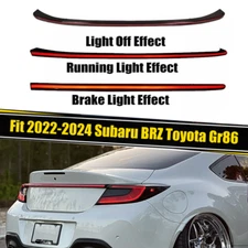 LED Rear Trunk Light Bar Brake Signal Lamp For 2022-2024 Subaru BRZ Toyota GR86