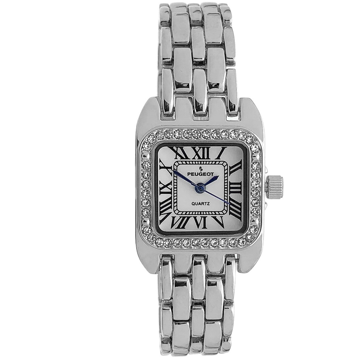 Women Tank Shape Dress Watch /w Panther Link Bracelet  display picture 3