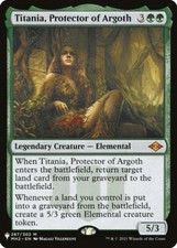 1 x Titania, Protector of Argoth - Mystery Booster / The List - Light Play - MTG