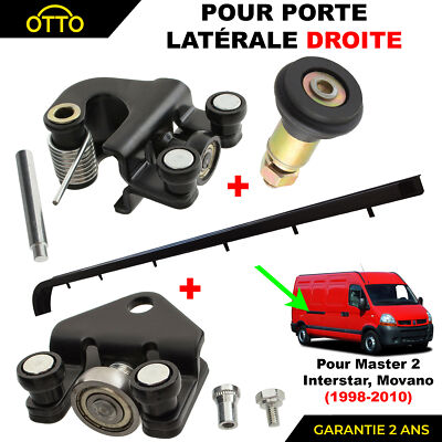 Guidage à Galets Pour Porte Coulissante VW Transporter T5 - Centre Droite, Droit