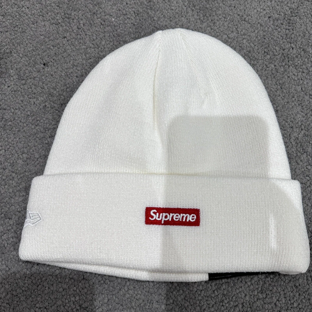 supreme ice s logo beanie white new era os brand new | eBay