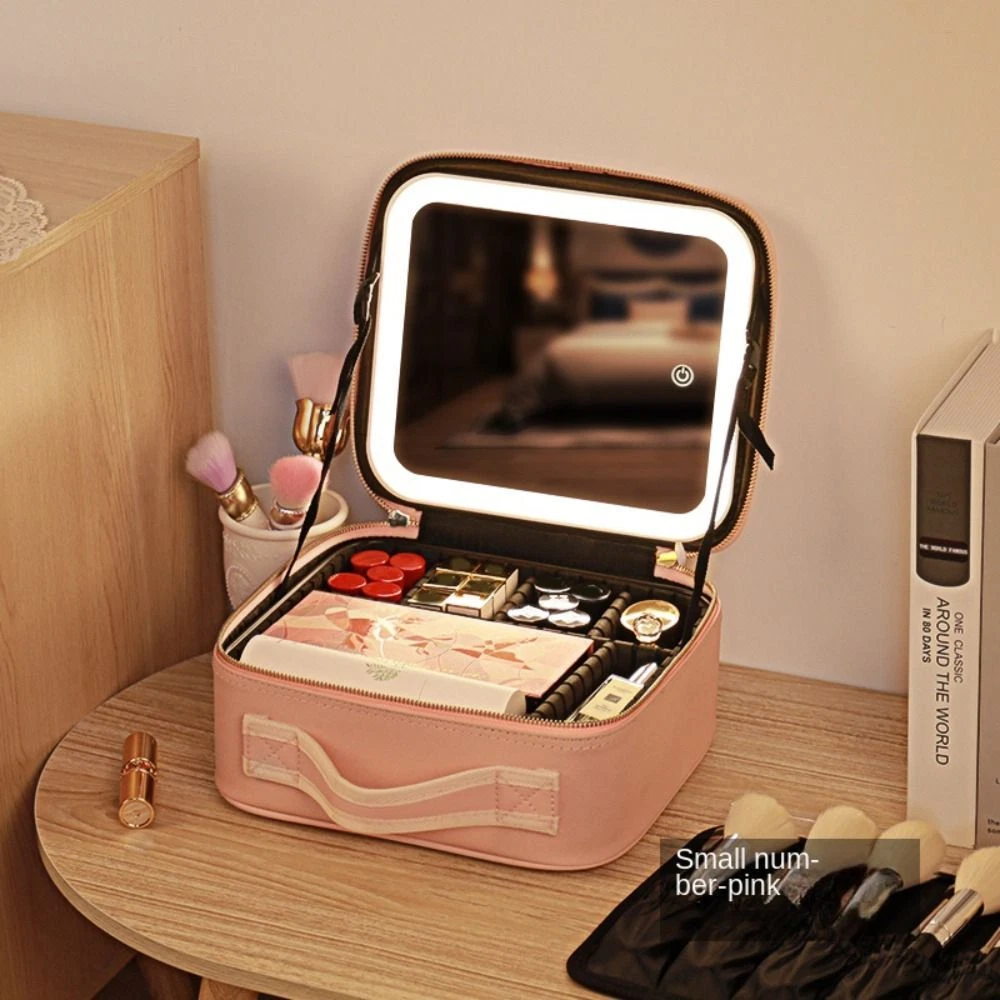 Amazon.com : Relavel Makeup Case Large Makeup Bag Professional Train Case  16.5 inches Travel Cosmetic Organizer Brush Holder Waterproof Makeup Artist  Storage Box, 3 Layer Large Capacity, with Adjustable Strap : Beauty