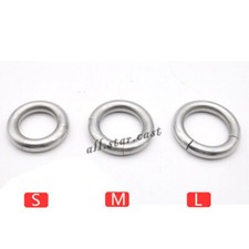Magnetic Ball Stretcher Stainless Steel Metal Chastity Device Locks Rings