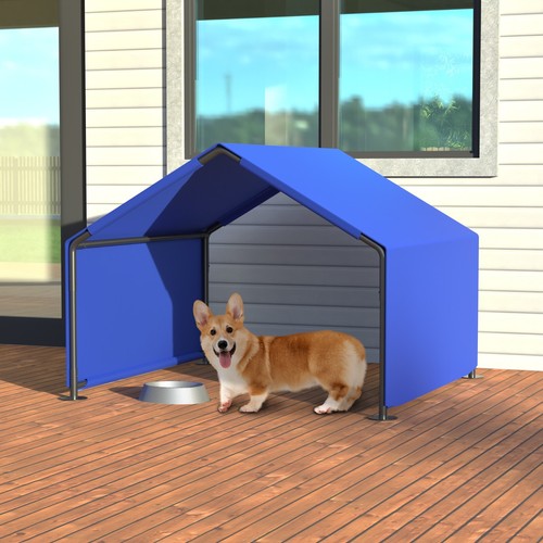 4'x4'x3' Outdoor Dog Shade Shelter Outdoor Sun Rain Canopy Pet House for Cat Pig