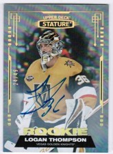 21/22 2021 UPPER DECK STATURE LOGAN THOMPSON #194 ROOKIE PHOTO VARIANT AUTO /49