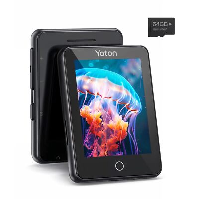 	MP3-Player mit Bluetooth 5.2 80 GB Speicher 24-Zoll-Touchscreen kompakter Hi...