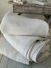 Tessuto tappezzeria lino canapa antico 3 fogli 15 libbre materiale da cucire