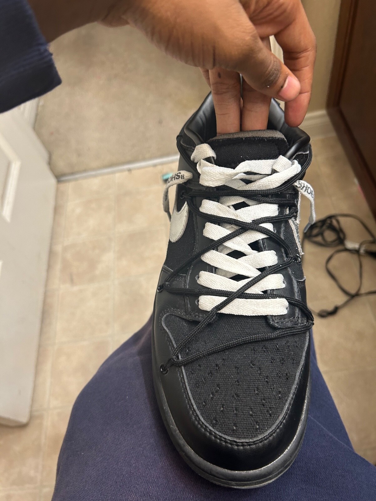 OFF WHITE X NIKE Taglia 10 Nike Off White x Dunk Low Lotto 50 di 50