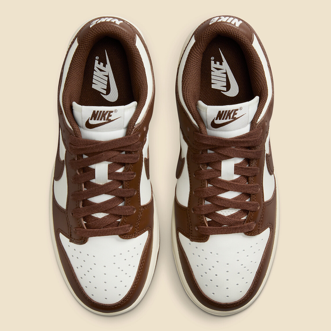 ★【NIKE】★(W) Nike Dunk Low Sail Cacao Wow★22-29cm★ The Nike Dunk Low Appears With A New 