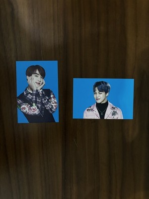 BTS JIMIN & JIN WINGS Photocard, Set 1 of 8, Cards #1 of 8 (Limited Edition)