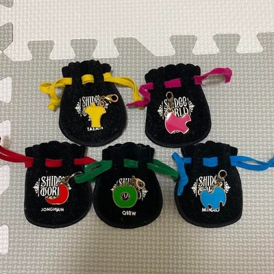 SHINee Kordelzug Tasche Schlüsselanhänger 5er Set Welt 2014 Taemin Jonghyun O...