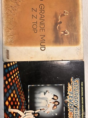 Saturday Night Fever + ZZ Top Rio Grande Mud US Vinyl LP Bundle Disco Rock