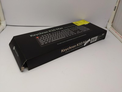Keychron K10 Max Wireless Custom Mechanical Keyboard, Qmk 2.4 Ghz Bluetooth