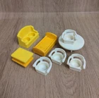 Vintage Fisher Price Little People - Furniture Tables Chairs Bed Couch
