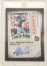 2020 Panini Donruss - Classified Signatures Fernando Tatís Jr. #CLS-FT (AU)