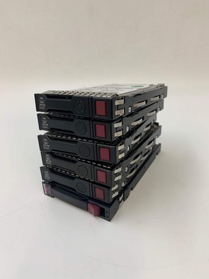HP Festplatten | 300GB | SAS | 2,5 Zoll | 6/12Gbps | 10K RPM | 6 Stück