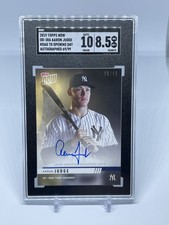 2019 Topps Now Opening Day Autograph OD-38A Aaron Judge Auto 69/99 SGC 8.5