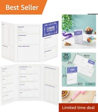 Durable Tri-Fold Puppy Vaccination Record Cards - Pack of 24 for Easy Tracking