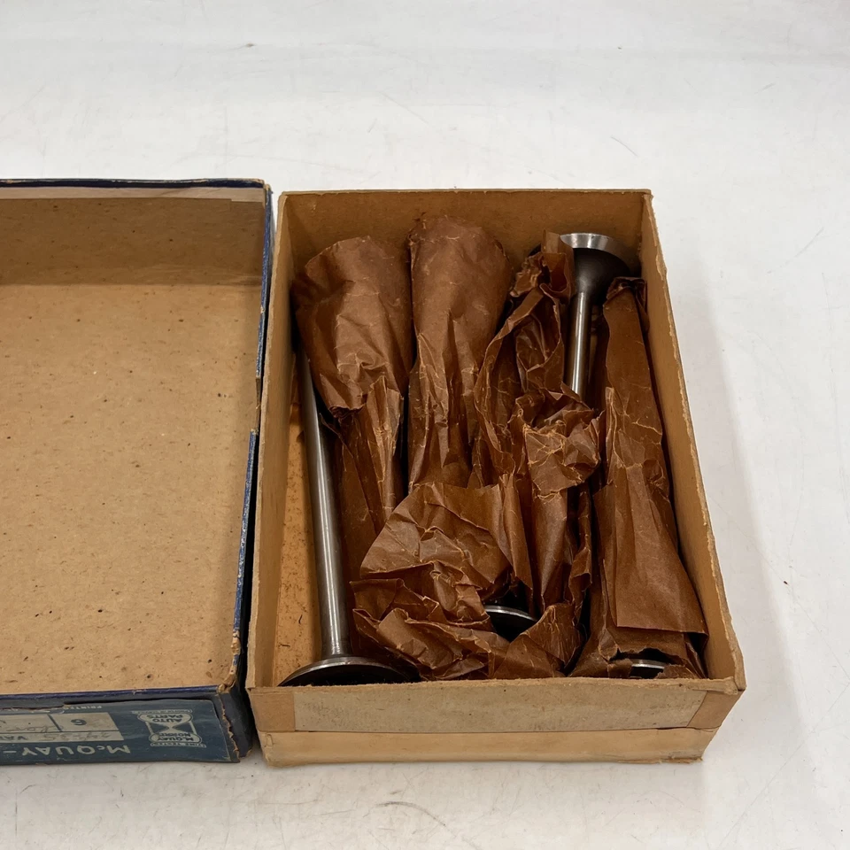 Lote de 6 VÁLVULAS DE ADMISIÓN MOTOR GM McQuay Norris 1934 1935 Chevrolet V-948N Foto 3 de 4