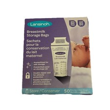 Breast Milk Storage Bags Pre Sterilized ,Pump Directly Into Bags Double Zipper